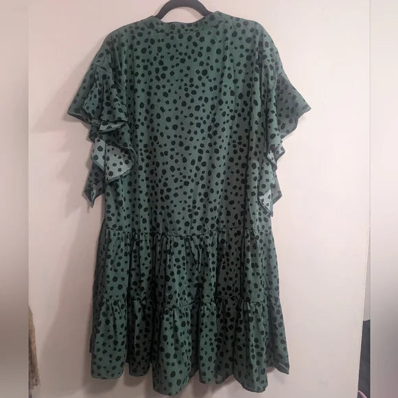 Gigio Plus Ruffle Dress - 1XL