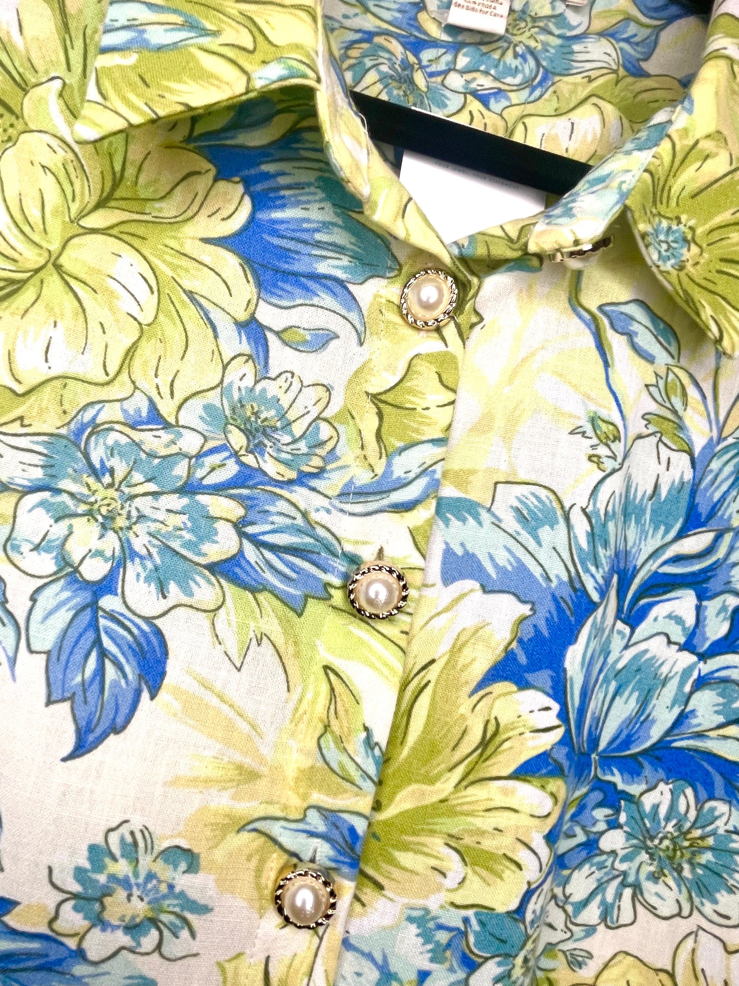 Green/Blue Floral 2-Piece Set by Rich&Famous - Large