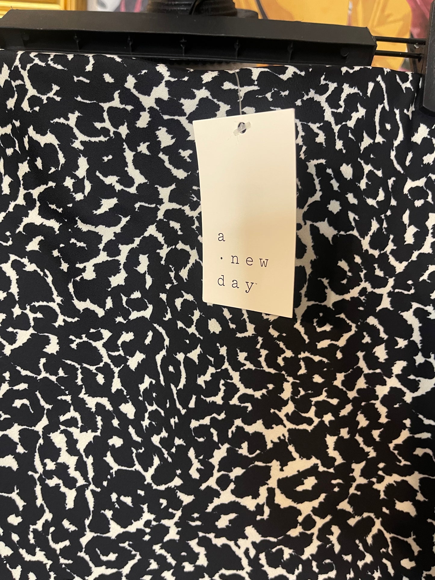 NEW Black/White Leopard Print Midi/Maxi Skirt by A New Day - M