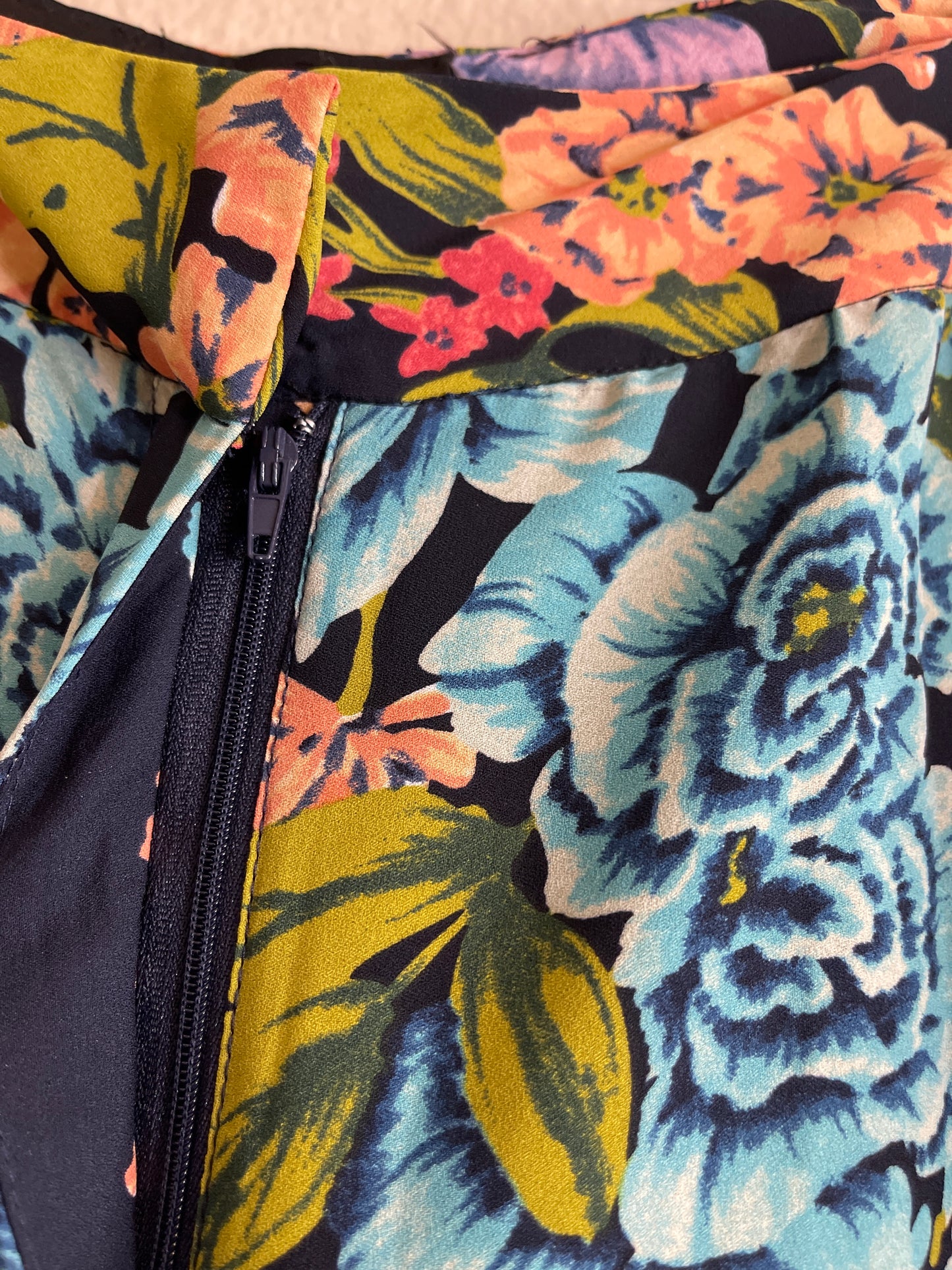 Floral Artwork Palazzo Pants - Best Fit Size 12