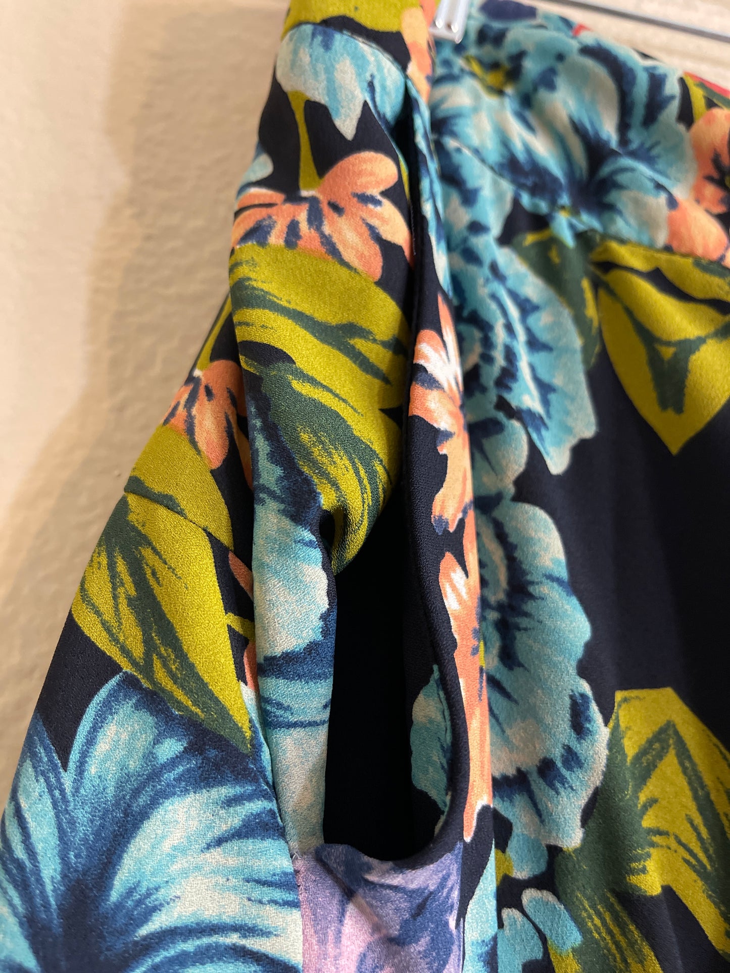 Floral Artwork Palazzo Pants - Best Fit Size 12
