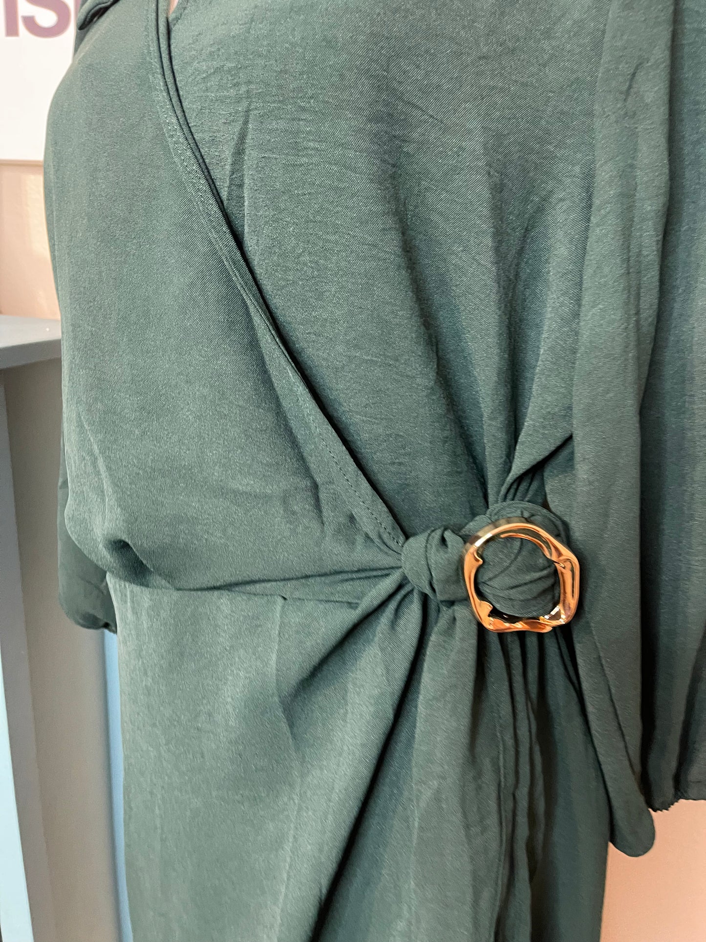 NEW Green Wrap Dress by Nadine West - XL