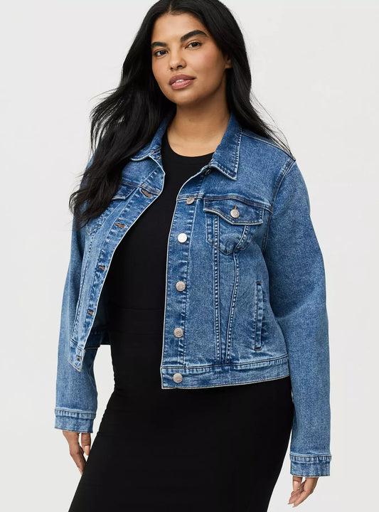 Classic Denim Lane Bryant Trucker Jacket - Size 18