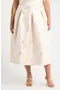 Sugarlips Jacquard Pleated Midi Skirt -  1X