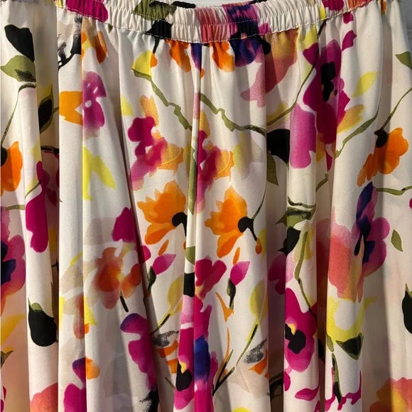 Floral Statement Maxi Skirt by Lucky and Coco - M