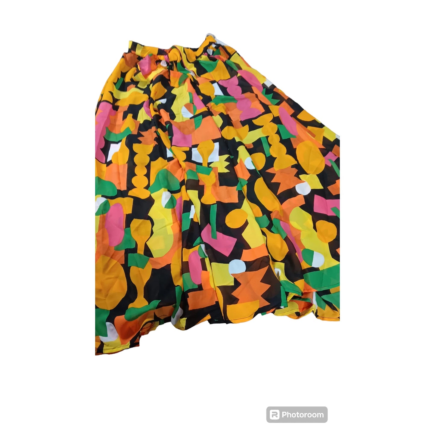 Live 4 Truth Women's Dopamine Multicolor Maxi Elastic Waist Skirt in Size M